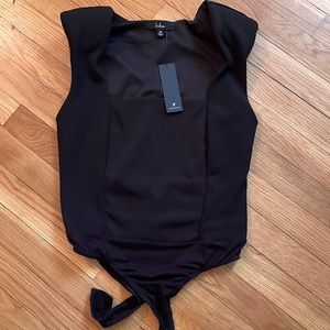 Black LuLus Bodysuit BNWT